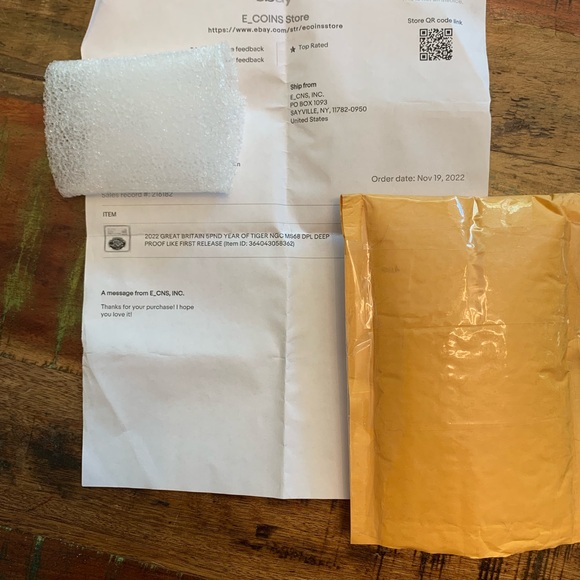 2022 coin BRITAIN YEAR OF TIGER NGC MS68 DPL Deep Proof FIRST RELEASES money NYE - Picture 3 of 4